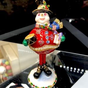 Snowman Trinket Figurine